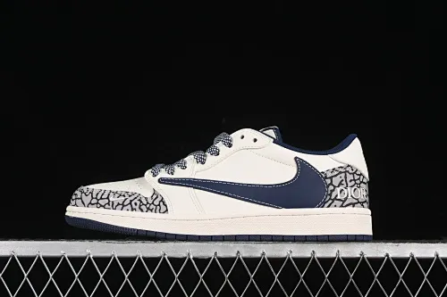All categories Air Jordan Jordan series basketball shoes Air Jordan 1 Low High-end customized low-top sneakers Travis Scott x Fragment Design x Air Jordan 1 Low OG SP AJ1 Joe 1 Dior joint-stone pattern low-top cultural casual sneakers CF3688-029
